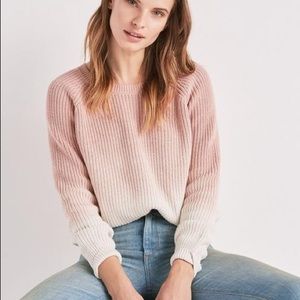 Lucky Brand Ombre Dip Dye Pullover Sweater